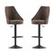Flash Furniture Brown LeatherSoft Adjustable Height Bar Stools, 2PK SY-802-BR-GG - alternate 7